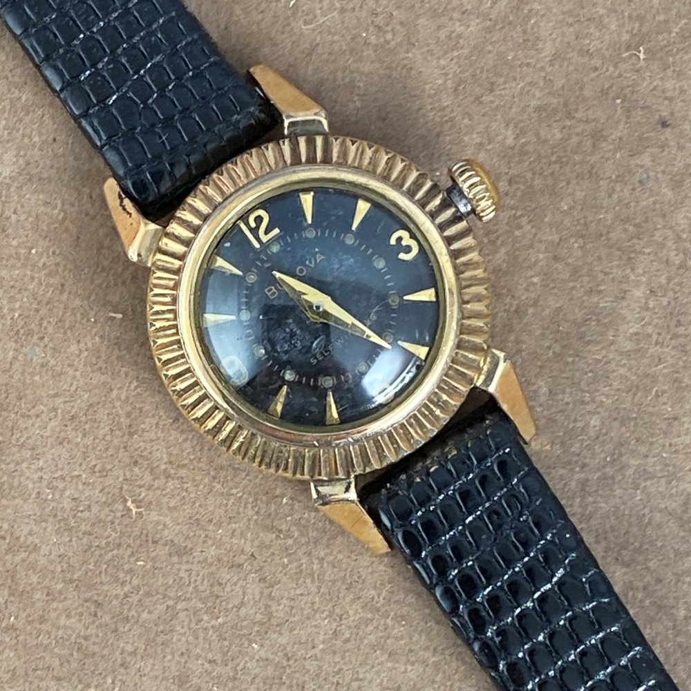 Vintage Bulova 10k Gold Filled Watch L4 1954 Self Win… Gem